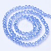 Electroplate Glass Beads Strands EGLA-A034-T2mm-B09-2
