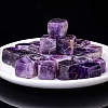 100g Cube Natural Amethyst Beads PW-WG54827-01-1