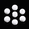 Opaque Solid Color Glass Beads GLAA-N007-6mm-A02-1