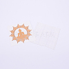 Self Adhesive Brass Stickers DIY-TAC0005-38I-2cm-1