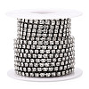 Iron Rhinestone Strass Chains CH-YW0003-01C-NF-1