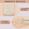 3D Bronzing Moon Sun Star Nail Art Stickers DIY-WH0449-47-6