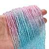 Transparent Painted Glass Beads Strands DGLA-A034-T2mm-A22-2