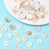 2-Hole Shell Flat Round Buttons X-BUTT-P012-09-5