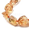 Natural Citrine Beads Strands G-C179-C03-01-4