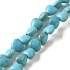 Synthetic Turquoise Dyed Beads Strands G-E594-09-1