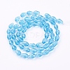 Glass Beads Strands X-GLAA-R024-11x8mm-7-2