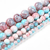 Baking Paint Glass Beads Strands DGLA-N003-4mm-C03-2