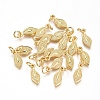 Electroplated Alloy Charms X-PALLOY-G267-14G-1