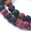 Natural Tiger Eye Beads Strands G-F616-01C-8mm-3