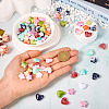 60Pcs 6 Colors Acrylic Beads OACR-TA0003-13-6