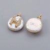 Natural Cultured Freshwater Pearl Pendants PEAR-F008-30G-H-2