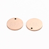 Ion Plating(IP) 304 Stainless Steel Charms STAS-I141-03C-RG-2