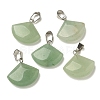 Natural Green Aventurine Pendants G-Z067-05P-06-2