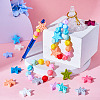 48Pcs 12 Colors Star Silicone Beads SIL-TA0001-56-7