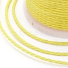 Round Waxed Polyester Cord YC-G006-01-1.0mm-04-2