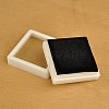 Square Plastic Jewelry Boxes OBOX-E001-1-3