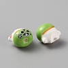 Handmade Porcelain Beads PORC-WH0006-02D-2