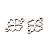 Non-Tarnish 201 Stainless Steel Connector Charm STAS-I199-C01-P-3