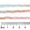 Transparent Painted Glass Beads Strands DGLA-A034-T2mm-A19-3