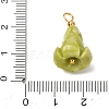 Dyed Synthetic Coral Pendants GG-CBAC295-02G-01-3