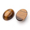 Natural Tiger Eye Oval Cabochons X-G-L394-06-18x13mm-2