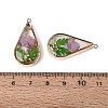 Epoxy Resin Pendants KK-Q082-01KCG-01-3