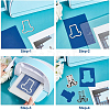 BENECREAT 1 Sheet PVC Plastic Stamps DIY-BC0005-30-3