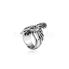Retro 304 Stainless Steel Finger Rings FS-WG0E659-01-1