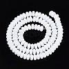 Opaque Spray Painted Glass Beads GLAA-ZX008-6mm-18G-1