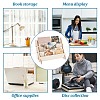 3-Tier Assembled Wood Organizer Display Risers ODIS-WH0002-84-6