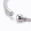Brass Mesh Chain Bracelets BJEW-F372-01C-2