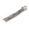 Brass Box Chains Tassels Pendant KK-K276-02P-2