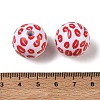 Printed Opaque Acrylic Beads AC-CBA6329-02B-01-3