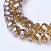 Electroplate Glass Beads Strands EGLA-A034-T1mm-A12-3
