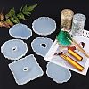 DIY Cup Mat Resin Casting Silicone Molds Kits DIY-OC0002-72-2
