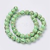 Sea Shell and Synthetic Turquoise Assembled Beads Strands G-G758-02-4mm-3