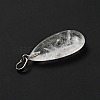 Natural Quartz Crystal Pendants G-P474-01P-15-4