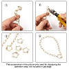 Brass Micro Pave Clear Cubic Zirconia Screw Carabiner Lock Charms ZIRC-T010-07G-4