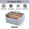 Plastic Drawer Organizer Boxes with Wooden Dividers AJEW-WH0696-363-2