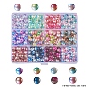 Rainbow ABS Plastic Imitation Pearl Beads OACR-YW0001-02B-2