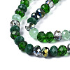 Electroplate Glass Beads Strands EGLA-N002-12D-3