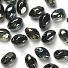 Full Rainbow Plated Crystal Glass Oval Beads Strands LS-EGLA-F026-A02-2