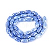 Anti-Tarnish Electroplate Glass Beads Strands EGLA-Q130-02A-03-2
