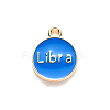Alloy Enamel Pendants X-ENAM-S124-01B-02K-3