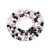 Electroplate Glass Beads Strands GLAA-T023-B16-11-2