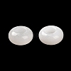 Natural White Jade European Beads G-R488-02H-4