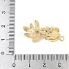 Brass Micro Pave Clear Cubic Zirconia Pendants X-KK-U064-18C-G-3