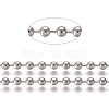 Tarnish Resistant 304 Stainless Steel Ball Chains CHS-E021-13I-P-1