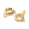 Rack Plating Brass Spring Ring Clasps KK-F090-22G-2
